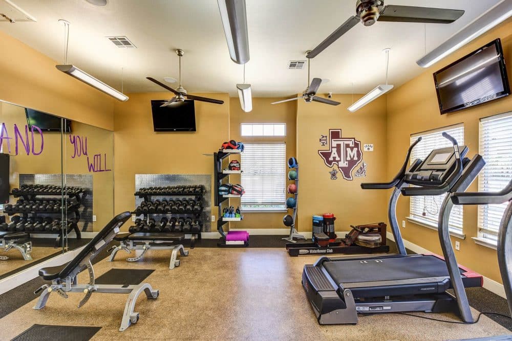 crossing place college station off campus apartments near texas a m resident clubhouse fitness center